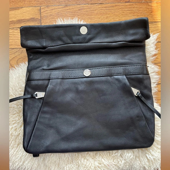 BNWOT Anthropologie Christopher Kon soft leather large clutch with straps - Picture 3 of 11
